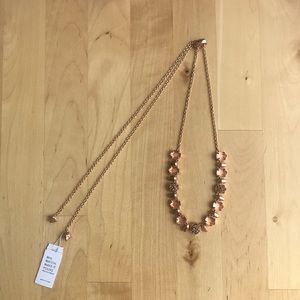 NWT Kendra Scott Tammy Necklace Rose Gold w/Drusy